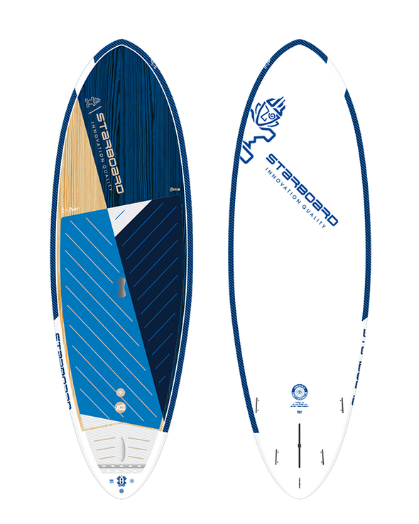 2023 STARBOARD SUP 8'3" X 30" POCKET ROCKET BLUE CARBON