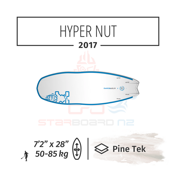 7'2" X 28" HYPER NUT PINETEK PADDLE BOARD