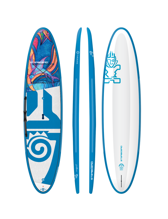 11'2'' X 32'' GO STARSHOT WAVE Ex Demo Complete with an Awesome  Carbon paddle paddle and leash