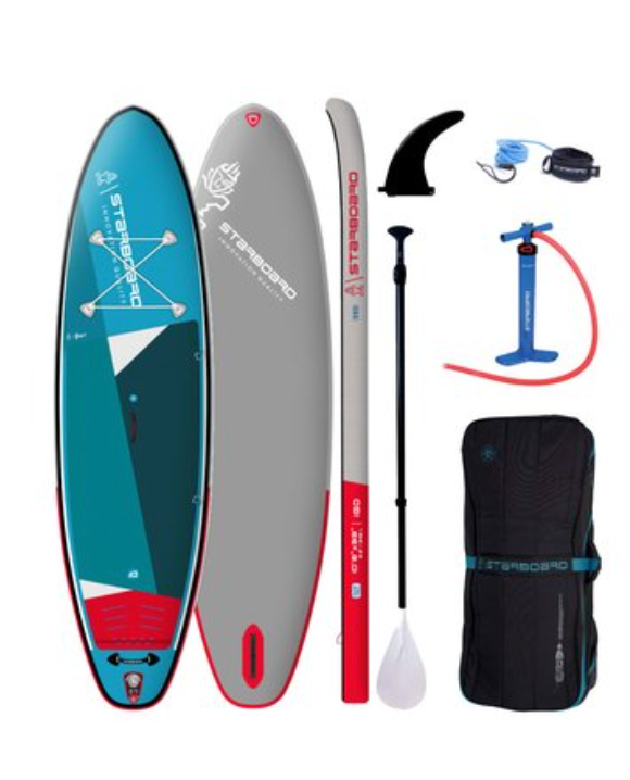 2022 INFLATABLE SUP 10'8" X 33" X 5.5" iGO ZEN SC WITH 3 PC PADDLE