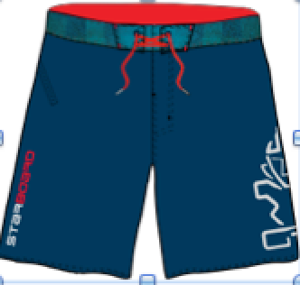 STARBOARD BOYS BOARDSHORTS - TEAM BLUE